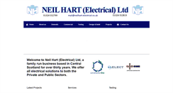 Desktop Screenshot of neilhart-electrical.co.uk